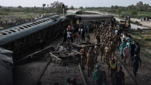 Pakistan Army Conducts Rescue Operation at Hazara Express Train Incident