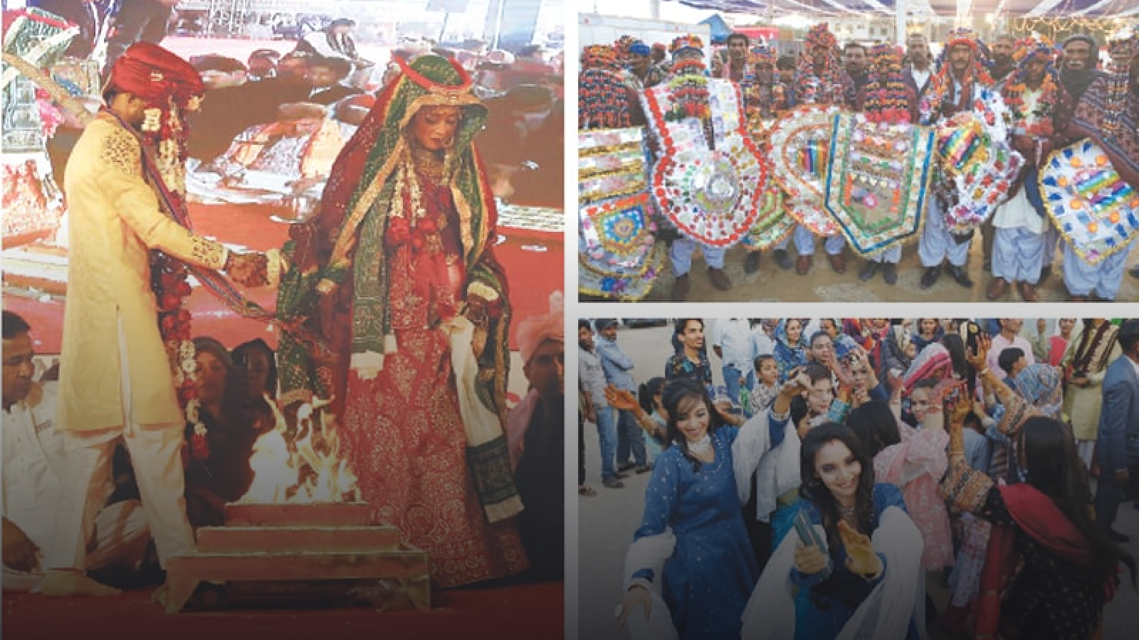 "Celebrating Love: Karachi Witnessed the Unison of 122 Hindu Couples in a Grand Ceremony"